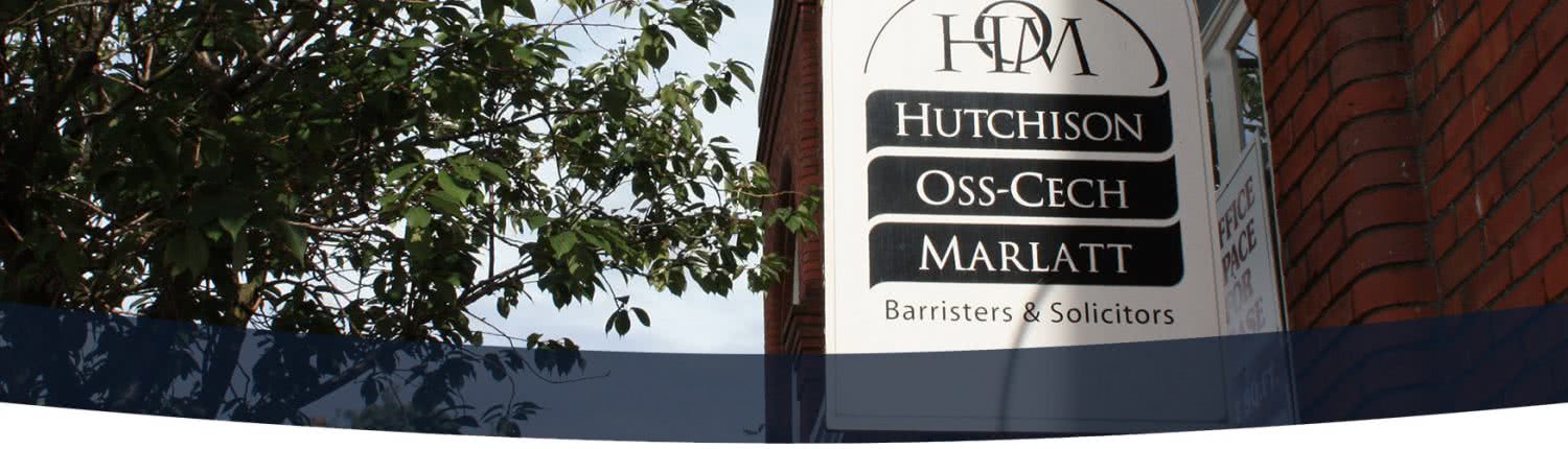 HOM Law signage