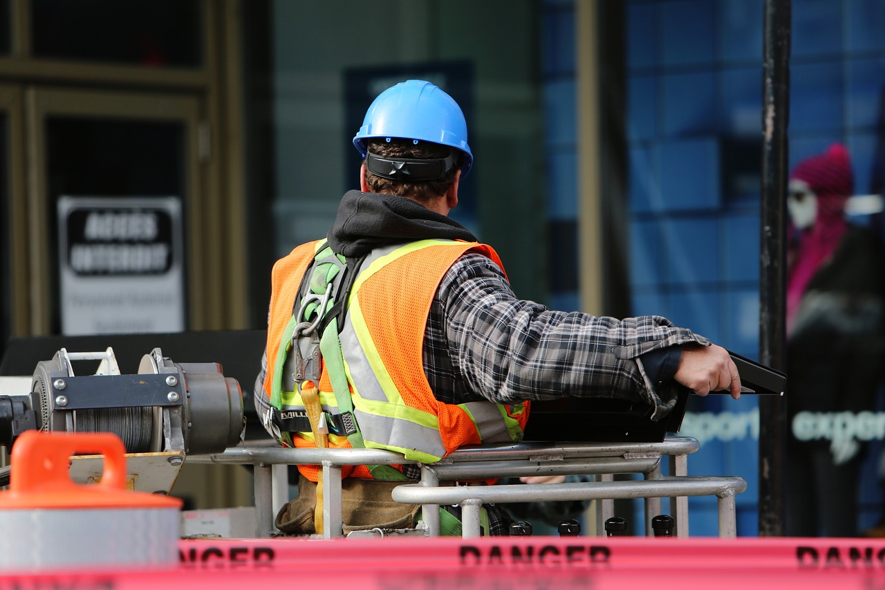 construction worker on the job 