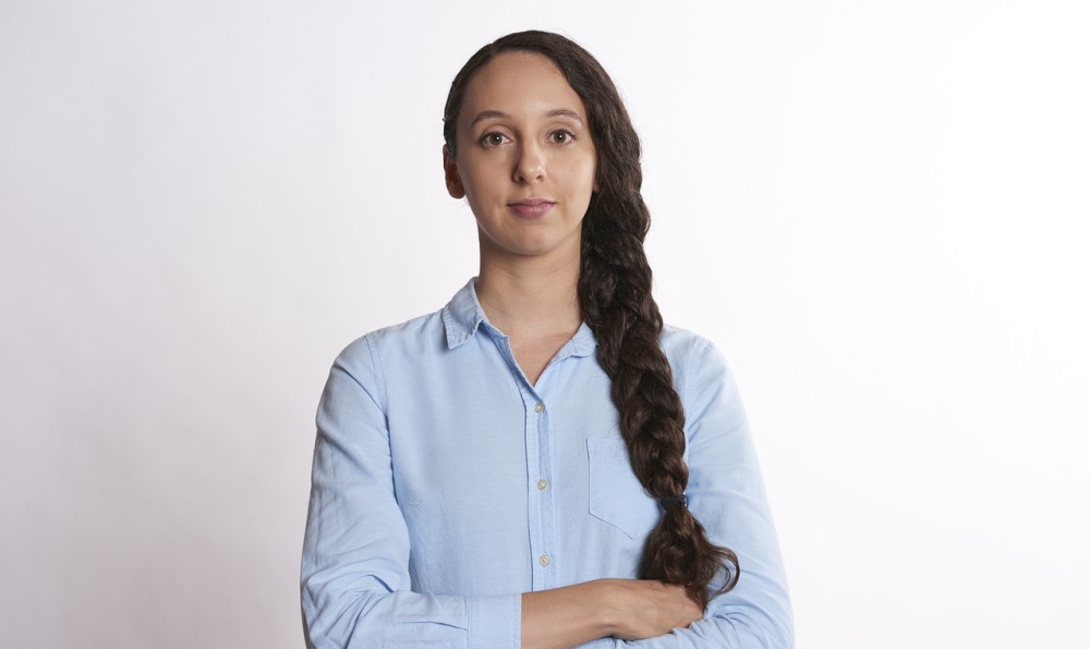 woman with arms crossed