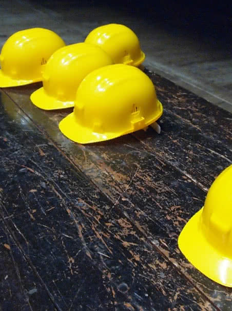 yellow hardhats