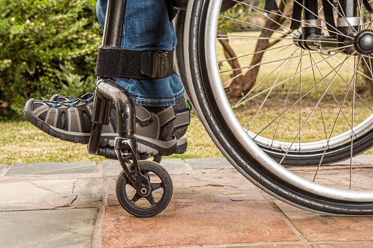 person in a wheelchair